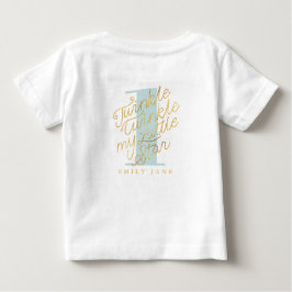 きらめきのきらめき私の小さい星 ベビーTシャツ