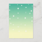 きらめきのきらめき詩との少し星の本の要求 エンクロージャーカード (裏面)