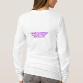 きらめきのよじれを取り払って下さい! Tシャツ (裏面)