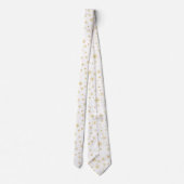 きらめきの雪片3 -金ゴールド及び白 ネクタイ (裏面)