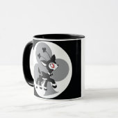 きらめきのDearsの白黒マグ マグカップ (正面左)