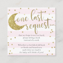 きらめきは少し星のピンクベビーのための本を持って来ます エンクロージャーカード