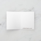 きらめきは影で覆われたバーラップのサンキューカードをつけます サンキューカード (内部)