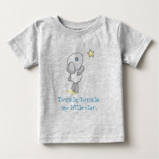 きらめきは、私の小さい星光ります ベビーTシャツ