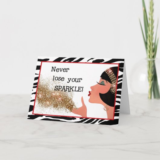 「きらめきを失うな!」 カード (正面)