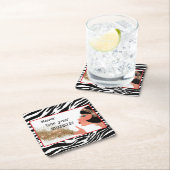 「きらめきを失うな！」 スクエアペーパーコースター (インサイチュ)