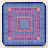 きらめきダイヤモンドパターン コースター (正面)