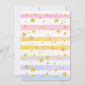 きらめき少し星の第2誕生日の招待状 招待状 (裏面)