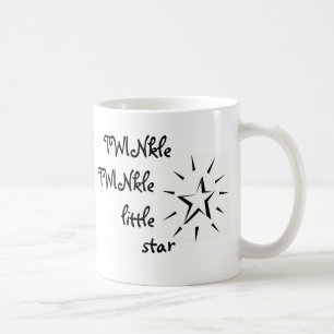 きらめき、きらめき少し星 コーヒーマグカップ