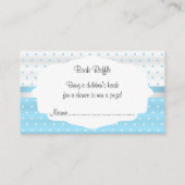 きらめき、きらめき少し星-本のラッフル エンクロージャーカード (裏面)