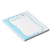 きらめき、きらめき少し星-男の赤ちゃん-アドバイス ノートパッド (アングル)