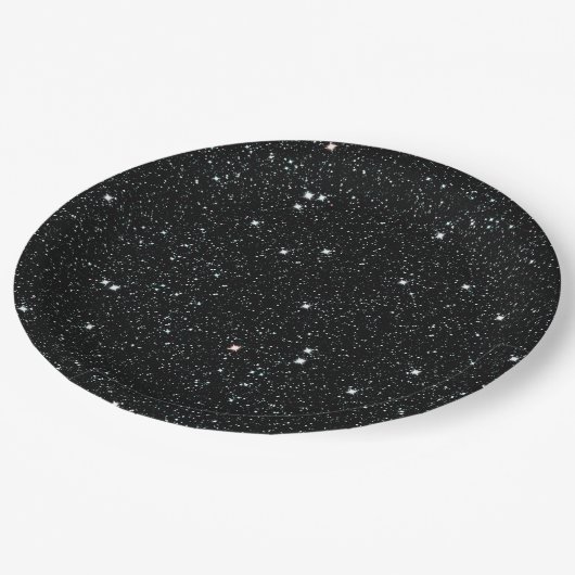 きらめき、きらめき、小さい星(宇宙)の~ ペーパープレート (アングル)