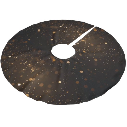 きらめき ブラッシュドポリエステルツリースカート (アングル)