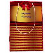 きらめくおもしろい ミディアムペーパーバッグ (正面)