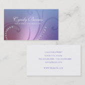 きらめくおよびクリスタルの名刺 名刺 (正面/裏面)