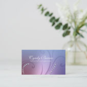 きらめくおよびクリスタルの名刺 名刺 (スタンド正面)