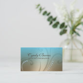 きらめくおよびクリスタルの名刺 名刺 (スタンド正面)