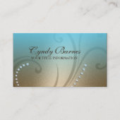 きらめくおよびクリスタルの名刺 名刺 (正面)