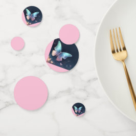 きらめくかわいらしバタフライテーブル紙吹雪 コンフェッティ