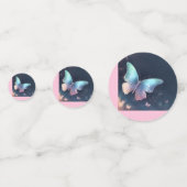 きらめくかわいらしバタフライテーブル紙吹雪 コンフェッティ (正面)