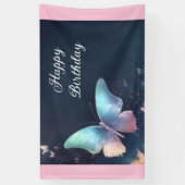 きらめくかわいらし蝶のバナー 横断幕 (縦)