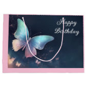 きらめくかわいらし蝶抱き枕 ラージペーパーバッグ (裏面)