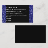 きらめくなサファイアの名刺 名刺 (正面/裏面)