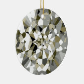 きらめくなダイヤモンドのオーナメント セラミックオーナメント (右)