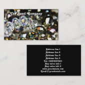 きらめくなビーズの名刺 名刺 (正面/裏面)