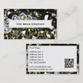 きらめくなビーズHDRの名刺 名刺 (正面/裏面)