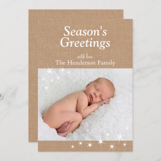 きらめくなライト休日カード シーズンカード (正面/裏面)