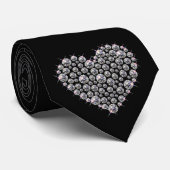 きらめくなラインストーンのきらきら光るな首のタイ ネクタイ (ロール)