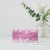 きらめくな夜ピンクのプロフェッショナル 名刺 (スタンド正面)