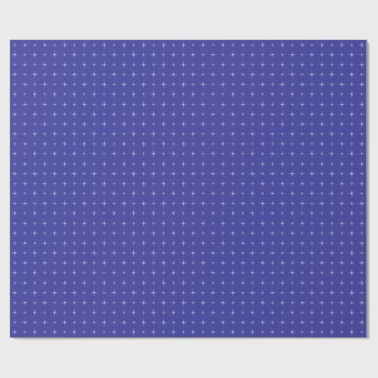 きらめくな星が付いている青い包装紙 ラッピングペーパー (フラット)