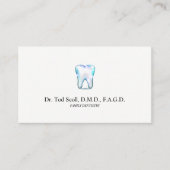 きらめくな歯の歯科医のデンタルケア 名刺 (正面)
