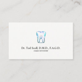 きらめくな歯の歯科医のデンタルケア 名刺