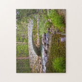 きらめくな流れ上の橋 ジグソーパズル (縦)