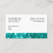 きらめくな美容院の名刺 名刺 (裏面)