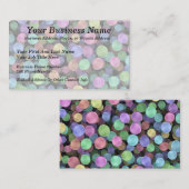 きらめくな虹の水玉模様 名刺 (正面/裏面)