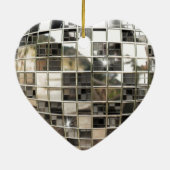 きらめくな銀製のディスコのオーナメント セラミックオーナメント (裏面)