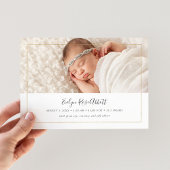 きらめくの磁気写真の誕生の発表 マグネット招待状