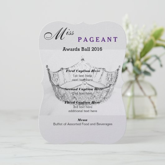 きらめくの銀製の王冠は球のプログラム・カードを与えます プログラム (スタンド正面)