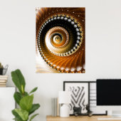 きらめくはかりで測 ポスター (ホームオフィス)