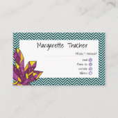 きらめくアメジスト結ミニマル晶 名刺 (正面)