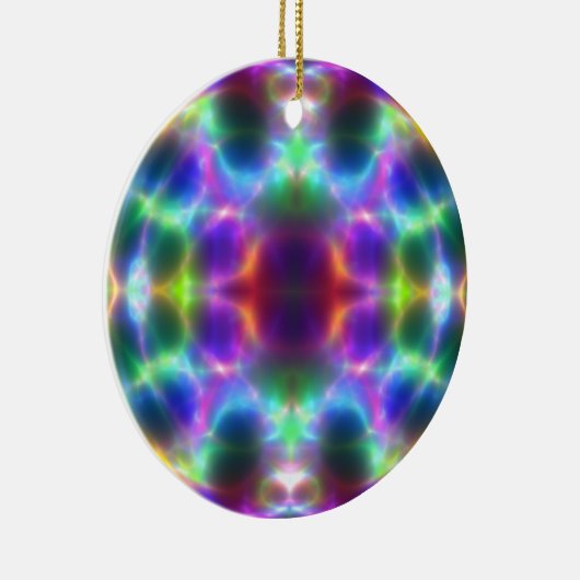 きらめくアートクリスマスオーナメント セラミックオーナメント (右)