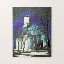 きらめくウォータータワー ジグソーパズル