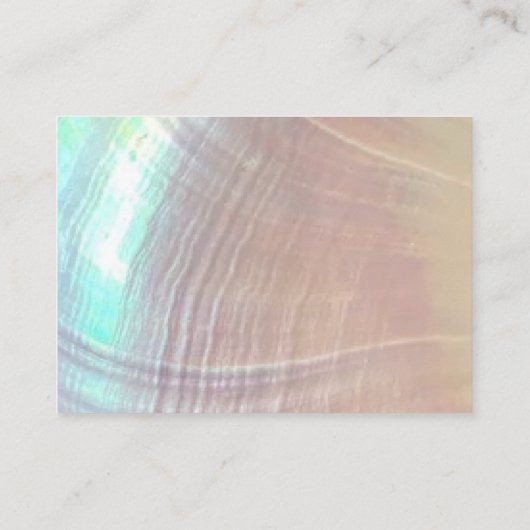 きらめくエレガントシーセルプロフェッショナルサンキューユー 名刺 (裏面)