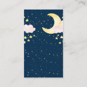 きらめくオムツラッフルバジェット赤ちゃんシャワー エンクロージャーカード (裏面)