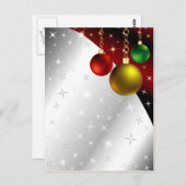 きらめくオーナメント ポストカード (正面/裏面)