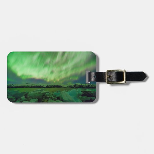 きらめくオーロラ ラゲッジタグ (正面横)